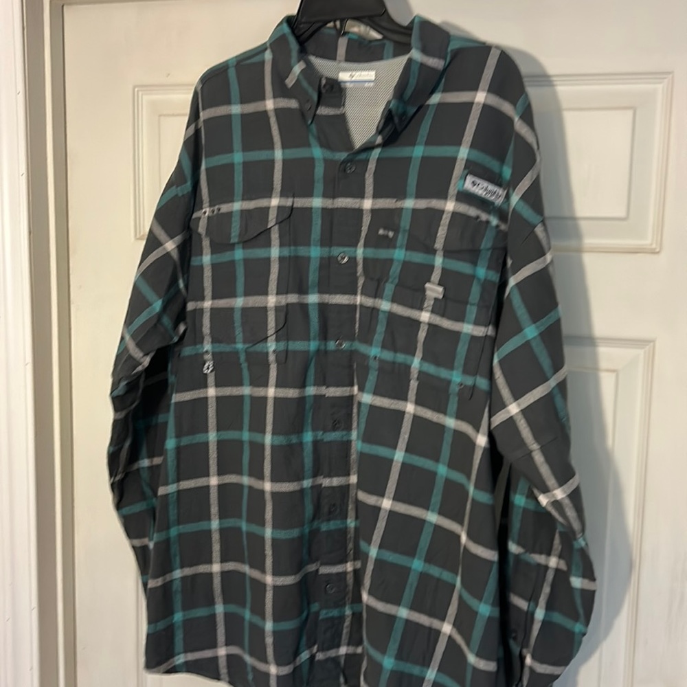 Columbia plaid shirt XL